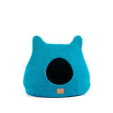 Whimsical Cat Ear Cave Bed - Ocean Blue - Sumiye Co