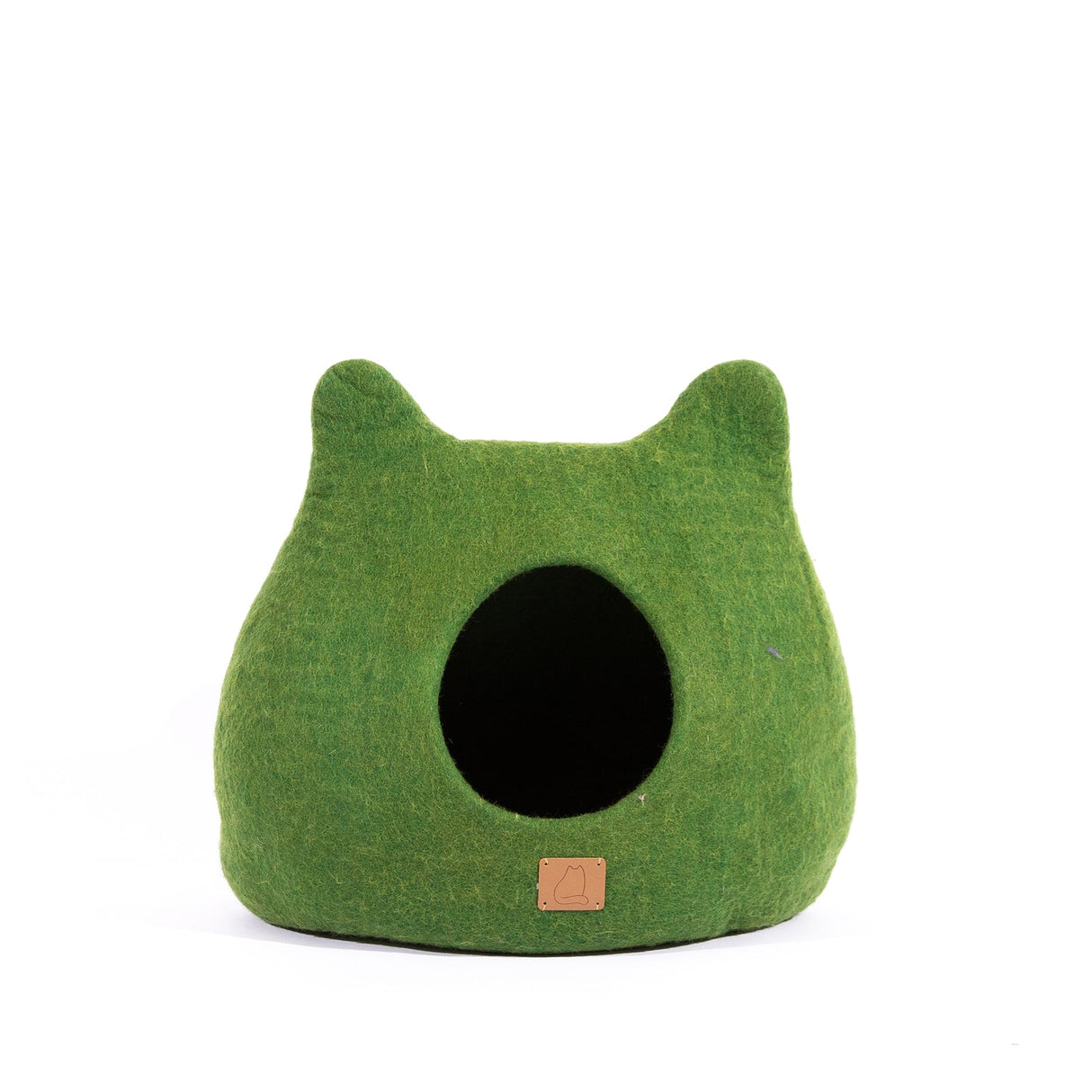 Whimsical Cat Ear Cave Bed - Forest Green - Sumiye Co