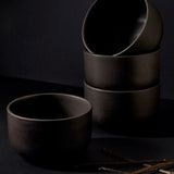 Tunisian 12pc Dinnerware Set - Matte Black