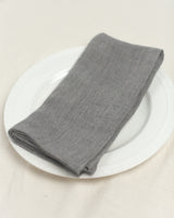 Stone Washed Linen Napkins, Oyster - set of 4 - Sumiye Co