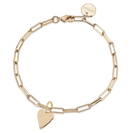 Small Heart Charm Bracelet - Sumiye Co