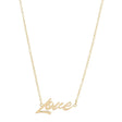 'Love' Script Necklace - Sumiye Co