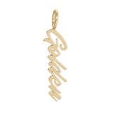 'Golden' Script Pendant - Sumiye Co