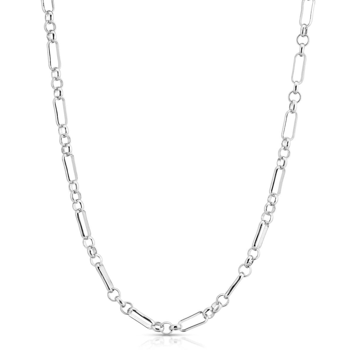 3.5mm Small Multi Link Silver Chain - Sumiye Co