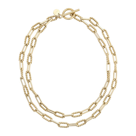 Enzo Double Layer Necklace - Sumiye Co