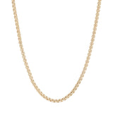 3mm Thin Luciana Box Chain Necklace - Sumiye Co