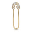 Diamond & 14k Gold Safety Pin Earring - Sumiye Co