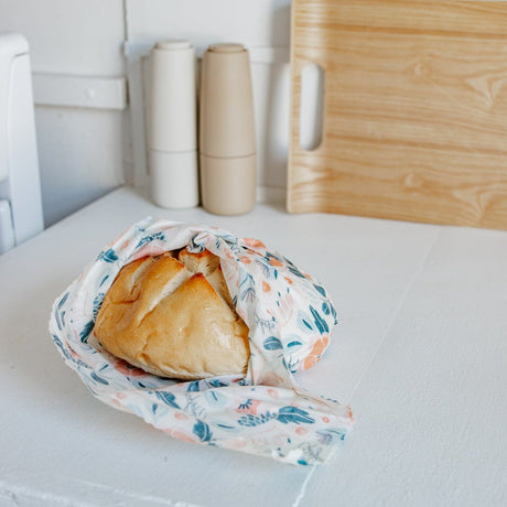 Bread Bag + Beeswax Wrap Set: In Bloom - Sumiye Co