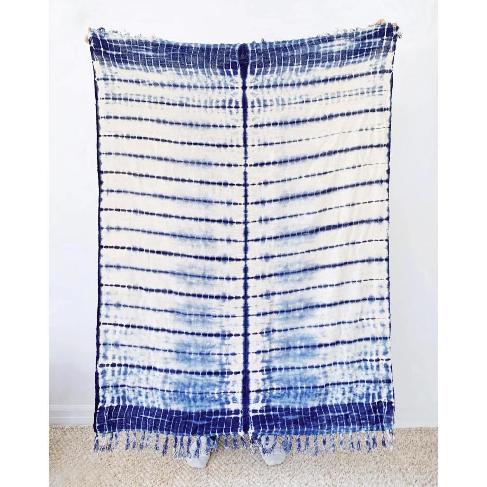 Lanzamiento Shibori índigo - Columna