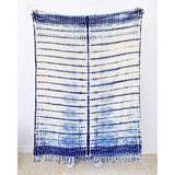 Indigo Shibori Throw - Spine - Sumiye Co