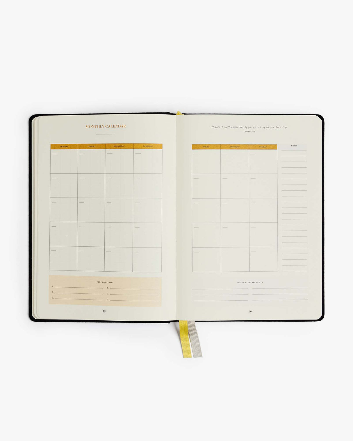 Productivity Planner One Year Bundle - Black - Sumiye Co