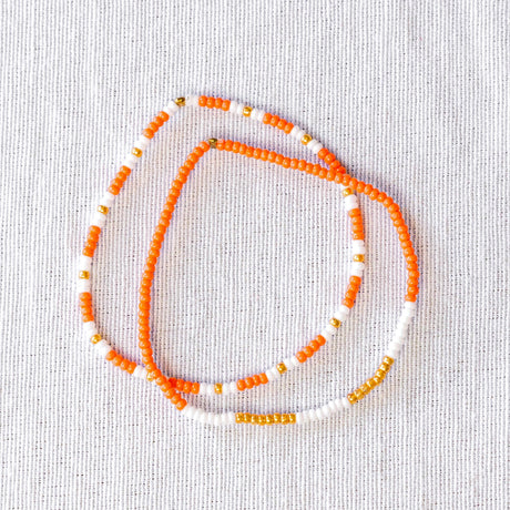 Simple Seed Bead Bracelets - Set of 2 - Sumiye Co