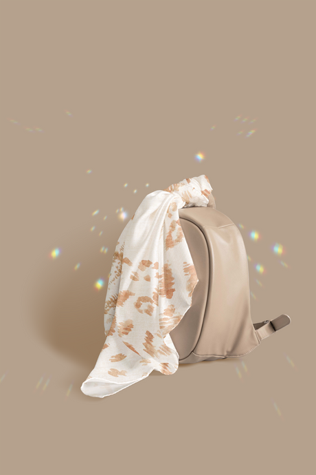 Jaguars Slim Silk Scarf in White-0