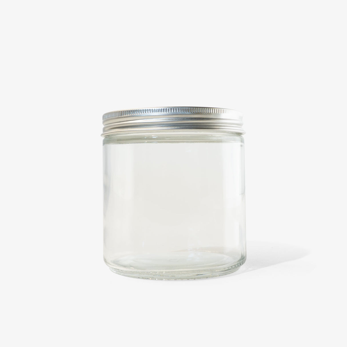 Glass Jar with aluminum lid