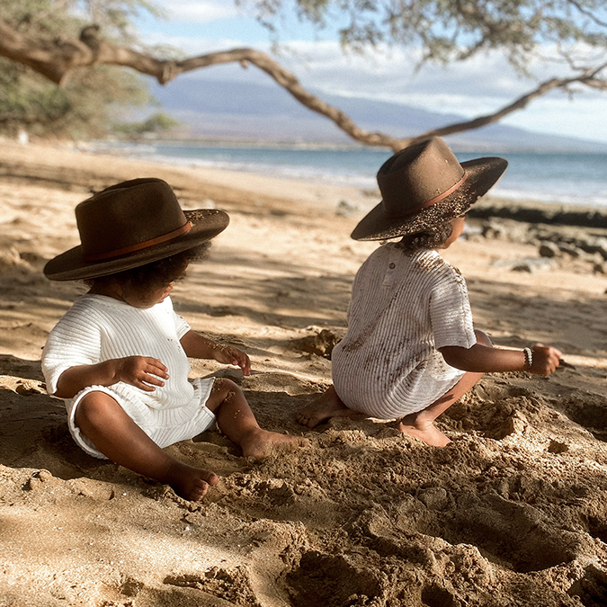 Kid's - Mini Vida Rancher Wool Hat by Made by Minga - Sumiye Co