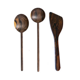 Hand Carved Kitchen Utensils - Set of 3