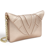 Rose Gold Monarch Clutch | Vegan Leather - Sumiye Co