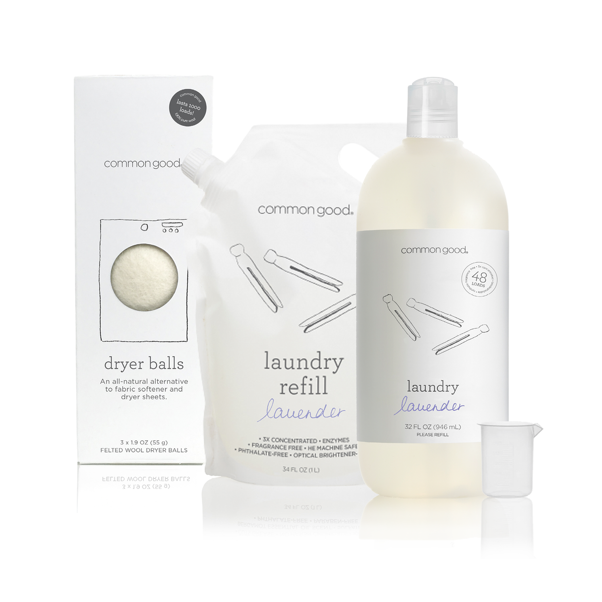 Laundry Plastic Bottle Set - Sumiye Co