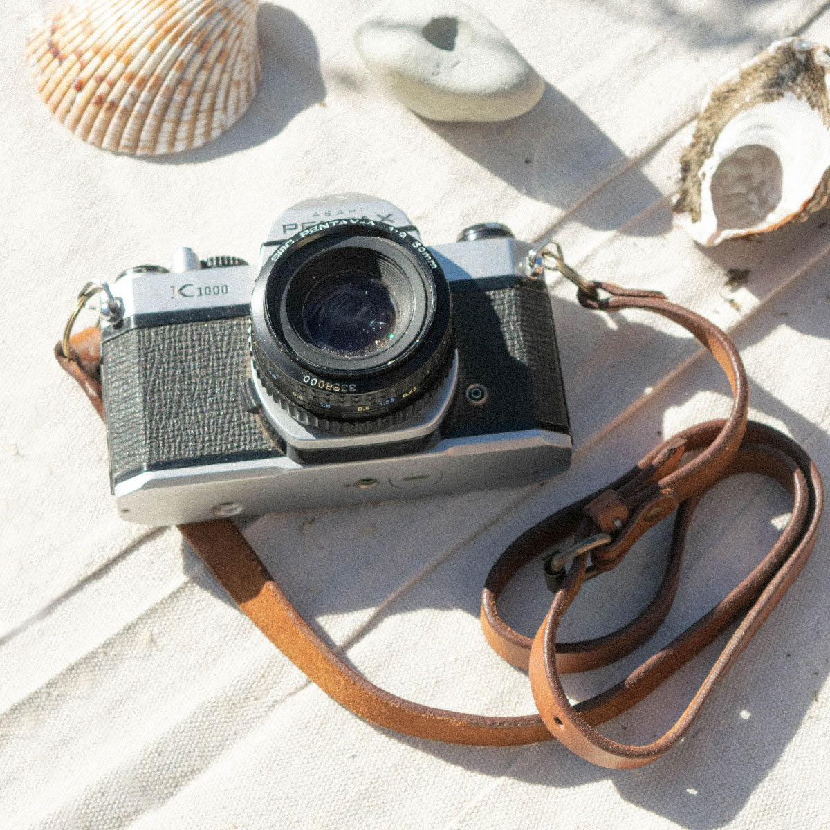 Leather Camera Strap - Sumiye Co