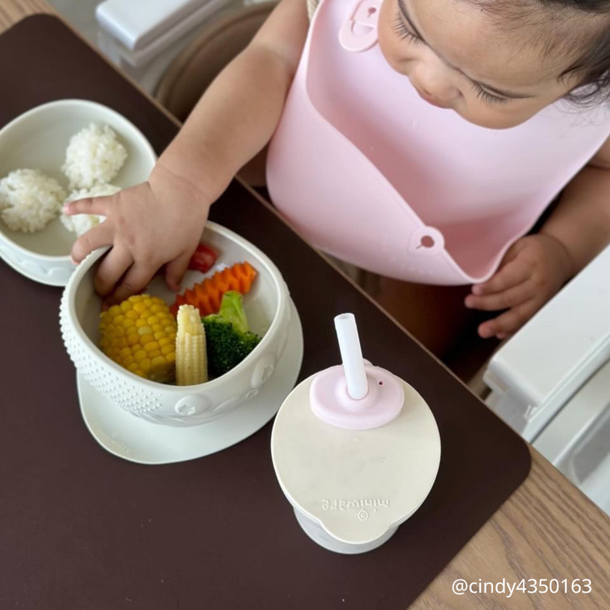 Sensory Baby Bowl - Oat