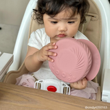 Sensory Baby Bowl - Raspberry - Sumiye Co