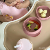 Sensory Baby Bowl - Raspberry