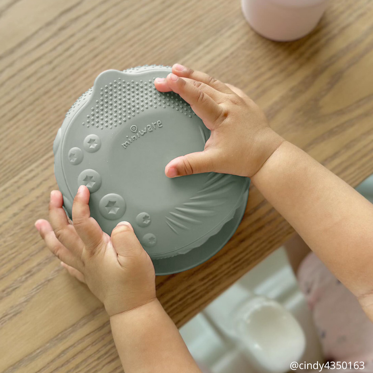 Sensory Baby Bowl - Sage - Sumiye Co