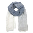 Linen Cotton Blend Wrap Scarf-0