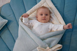 Baby Horn "Eye of the Sea" Linen Shell by Moi Mili - Sumiye Co