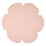 Linen "Light Pink Lily" Flower Mat by Moi Mili - Sumiye Co