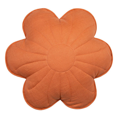 Flower Pillow Linen "Papaya" | Kids Room & Nursery Decor - Sumiye Co