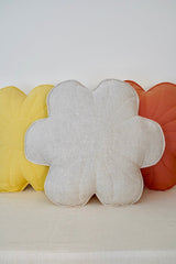 Flower Pillow Linen "Sandy Lily" | Kids Room & Nursery Decor - Sumiye Co