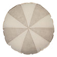 Round Patchwork Pillow “Cream Circus” | Kids Room & Nursery Decor - Sumiye Co