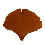 Ginkgo Leaf Pillow Linen “Caramel” | Kids Room & Nursery Decor - Sumiye Co