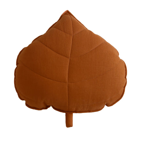 Leaf Pillow Linen “Caramel” | Kids Room & Nursery Decor - Sumiye Co