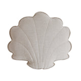 Linen "Sand” Shell Pillow