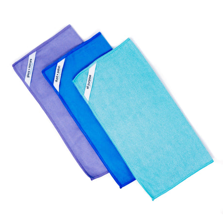 Microfiber Cleaning Cloth - All Purpose Kit (3-Pack)