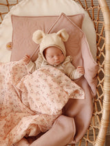 Linen "Powder Pink" Flower Child Cover Set by Moi Mili - Sumiye Co