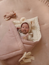 Baby Horn "Powder Pink" Linen Shell by Moi Mili - Sumiye Co