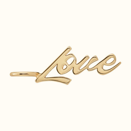 'Love' Script Pendant - Sumiye Co