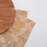 Hand Block Printed Tea Towel - Bluehills