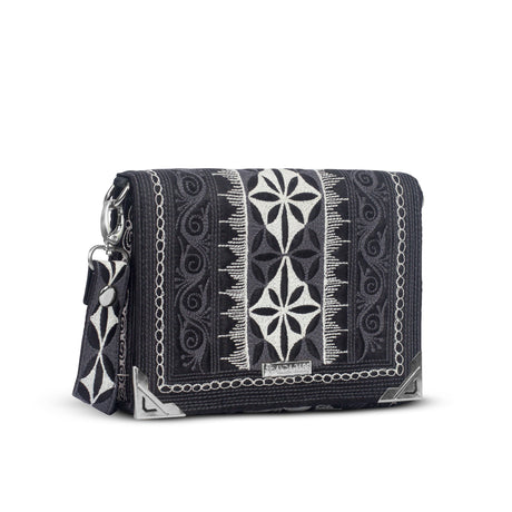 Embroidered Crossbody Purse