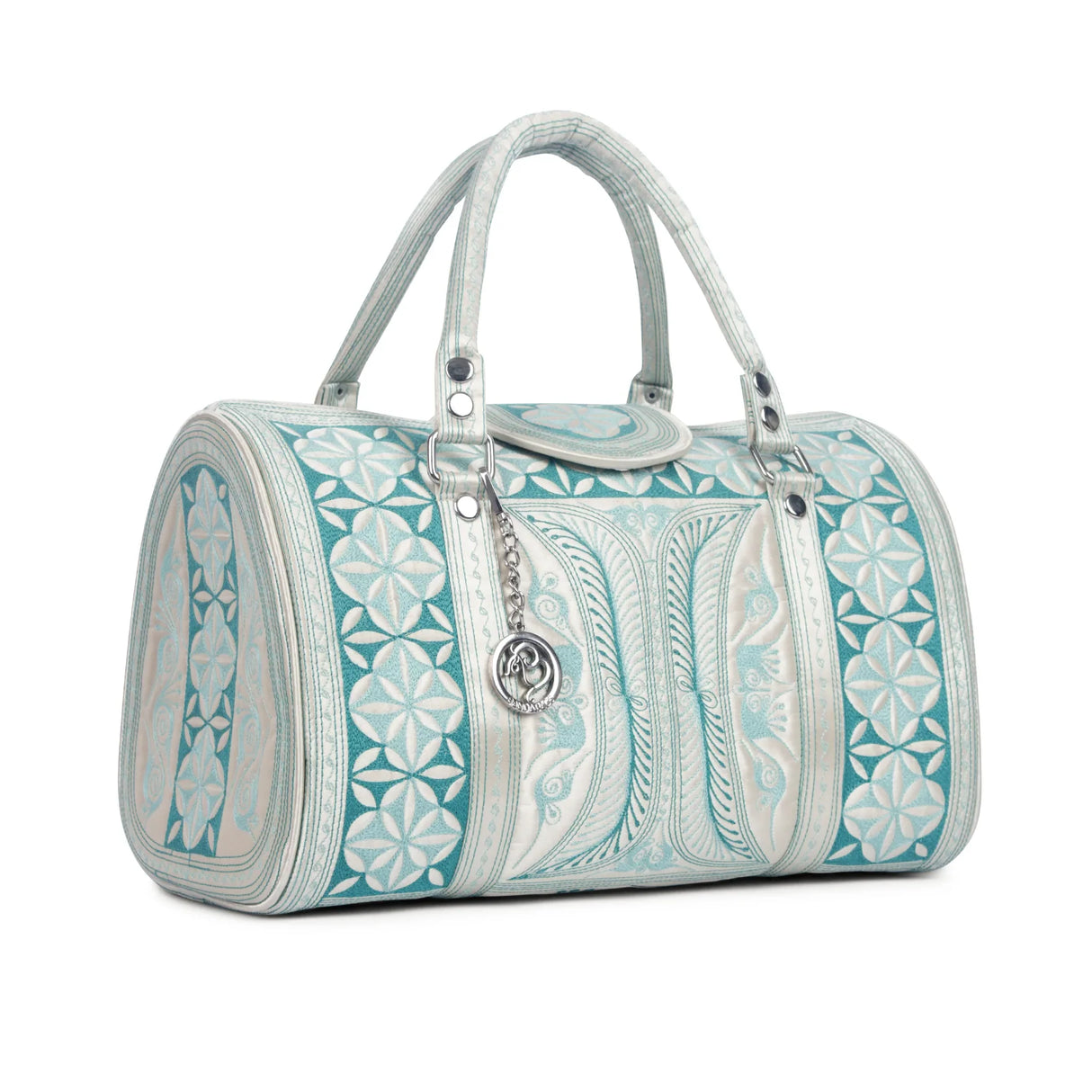 Embroidered Mini Weekender Bag