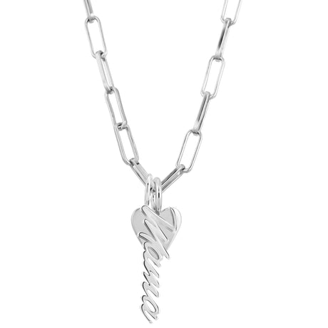 Mara Mama Heart Charm Necklace - Sumiye Co