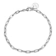 Silver Medium Link Chain Bracelet - Sumiye Co