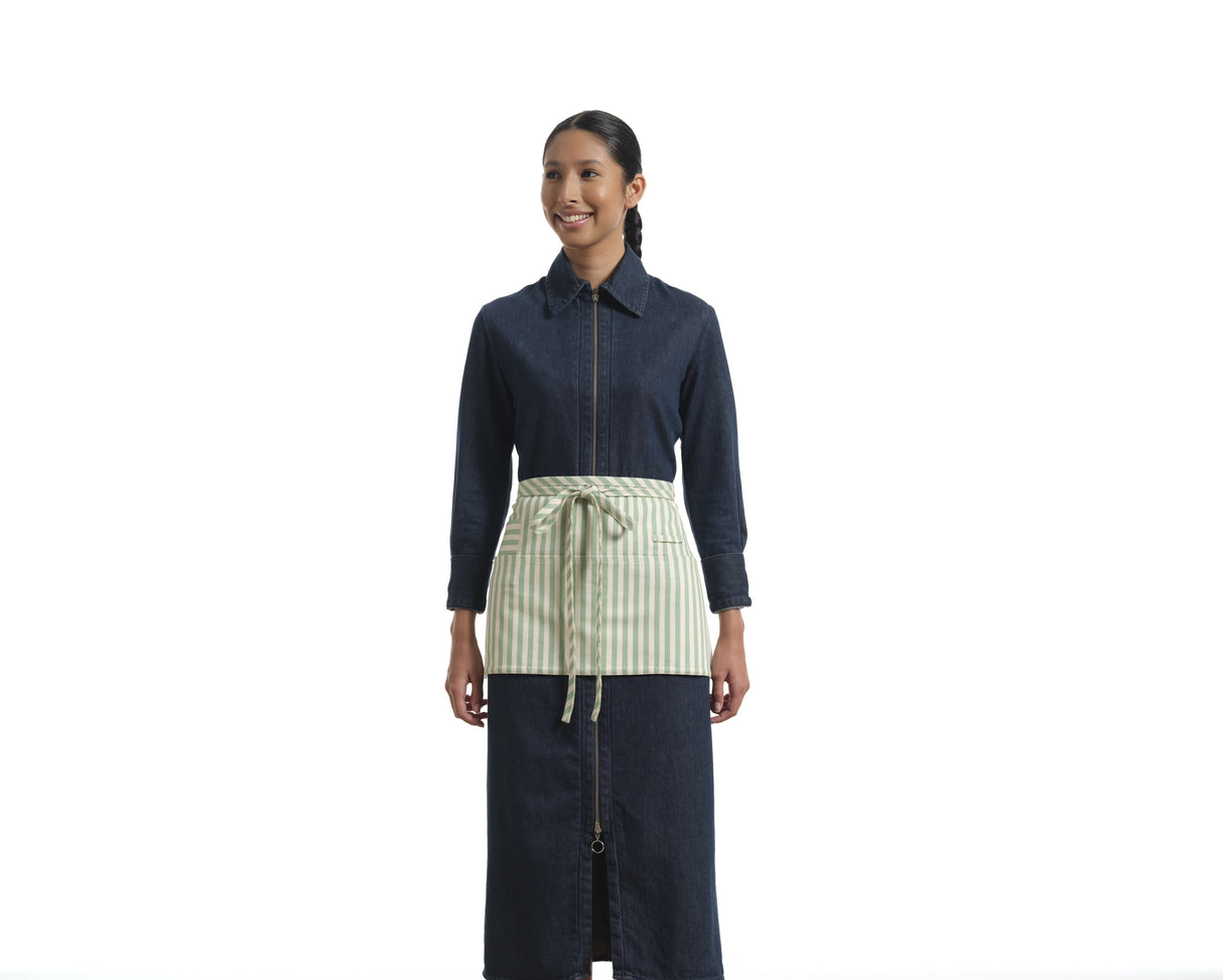 Waist Apron for Women and Men - Short Apron With 3 Pockets-7