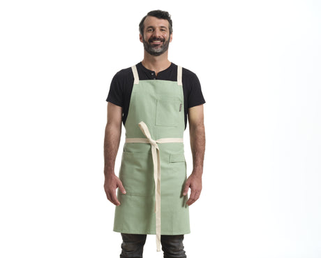 Crossback Apron with Pockets, Gardening Apron and Serving Aprons-4