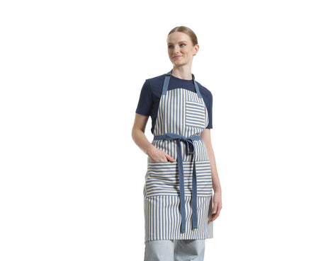 Bib Apron with Pockets, Cotton Apron for Women and Men-5