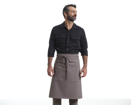 Bistro Apron with Pockets, Cotton Apron for Kitchen & Restaurant-2