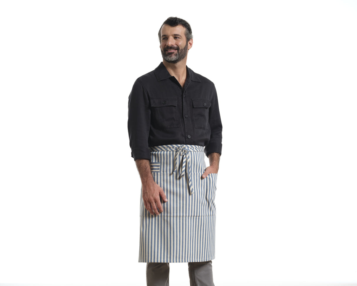 Bistro Apron with Pockets, Cotton Apron for Kitchen & Restaurant-5